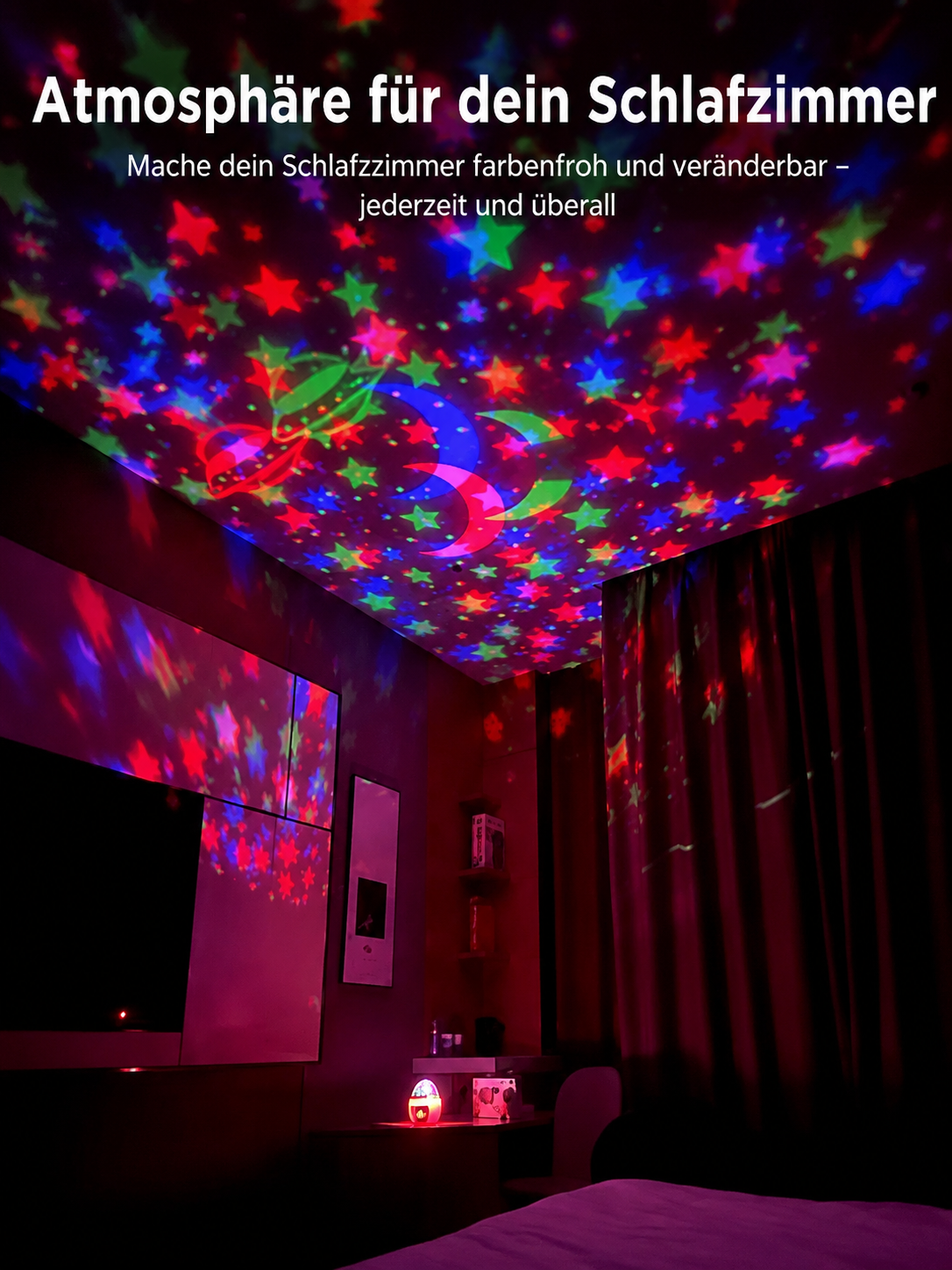 🌌 GalaxyGlow LED Sternenprojektor - Verwandle dein Zimmer in einen magischen Sternenhimmel