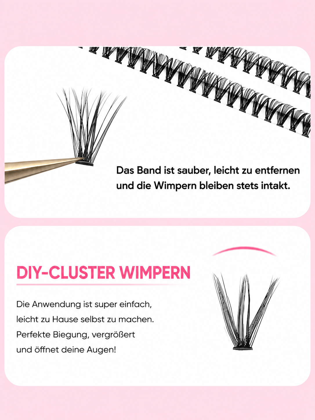 💖 LashLuxe DIY Wimpern Set - Der perfekte Volumen-Look ohne teures Kosmetikstudio