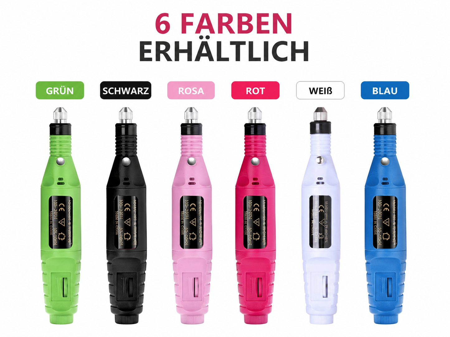 LULAA ProNails – Professionelles Elektrisches Nagelbohrer Set