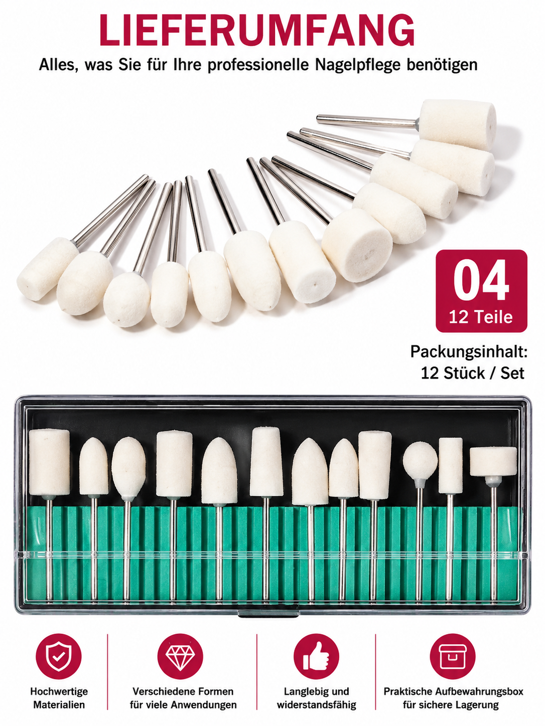 LULAA ProNails – Professionelles Elektrisches Nagelbohrer Set
