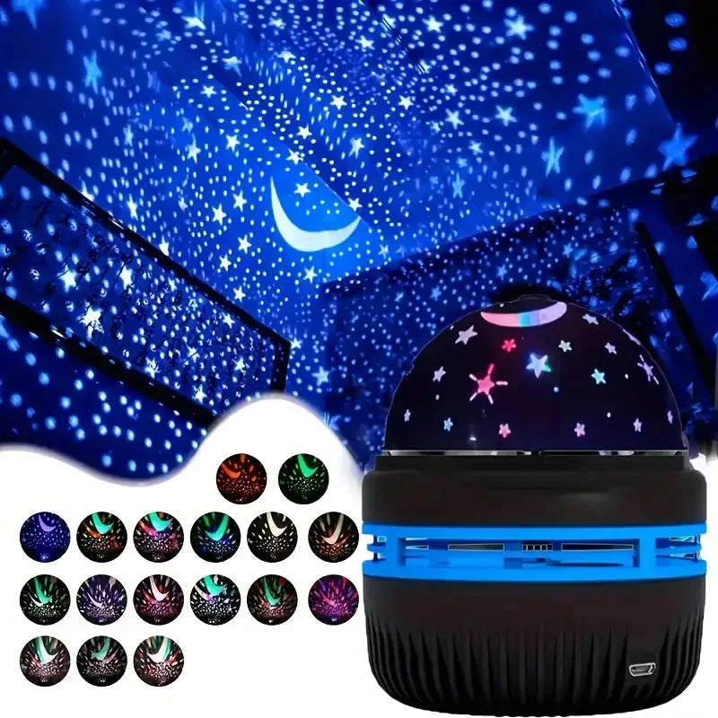 🌌 GalaxyGlow LED Sternenprojektor - Verwandle dein Zimmer in einen magischen Sternenhimmel