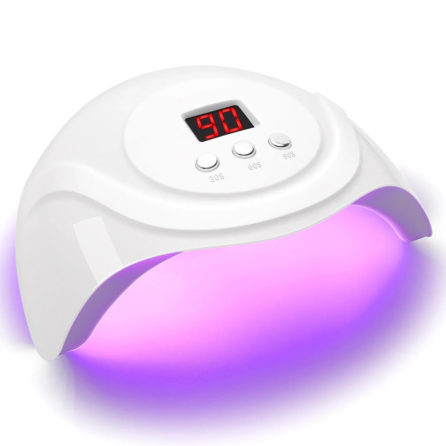 72 W UV-LED-Nagellampe, 24 LEDs, Nageltrockner mit Infrarot-Sensor, schnell trocknende Maniküre-Lampe, UV-Kabine für Nagelstudio-Nagelkunstwerkzeuge