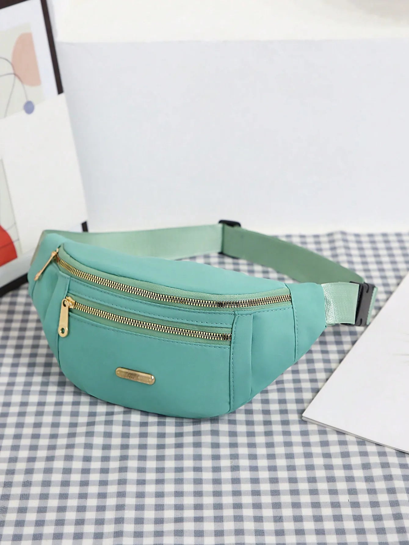 Sport-Hüfttasche für Damen, mehrschichtig, Gürteltasche, Handy-Essentials während Outdoor-Aktivitäten, Umhängetasche, Sport-Brusttasche