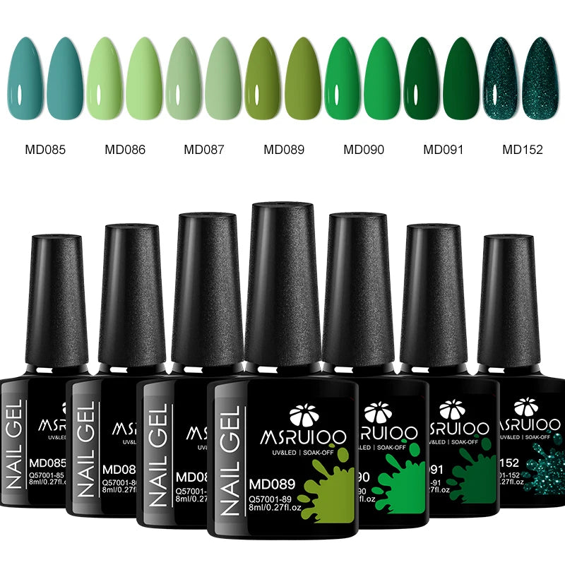 7-teiliges Nagel-Gel-Nagellack-Set, DIY-Nagelkunst-Design, alles für Dekoration, Soak Off UV-Gel, langlebiges Maniküre-Malgel, Vernis-Kits
