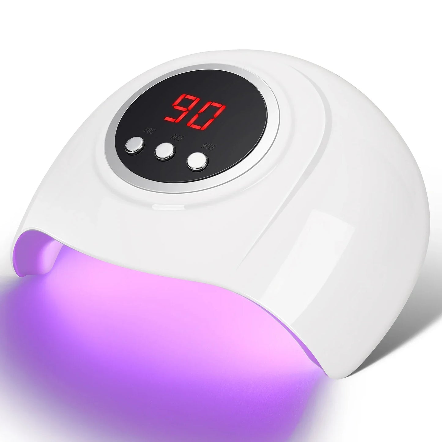 72 W UV-LED-Nagellampe, 24 LEDs, Nageltrockner mit Infrarot-Sensor, schnell trocknende Maniküre-Lampe, UV-Kabine für Nagelstudio-Nagelkunstwerkzeuge