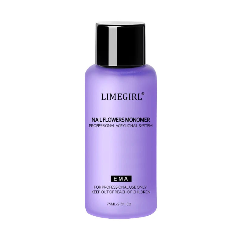 Limegirl Nagel-Acryl-Flüssigkeitsmonomerkristall mit großem Fassungsvermögen, 40/70/120/240 ml, für Nägel, Kunst, DIY, Acrylpulver, flüssige Maniküre