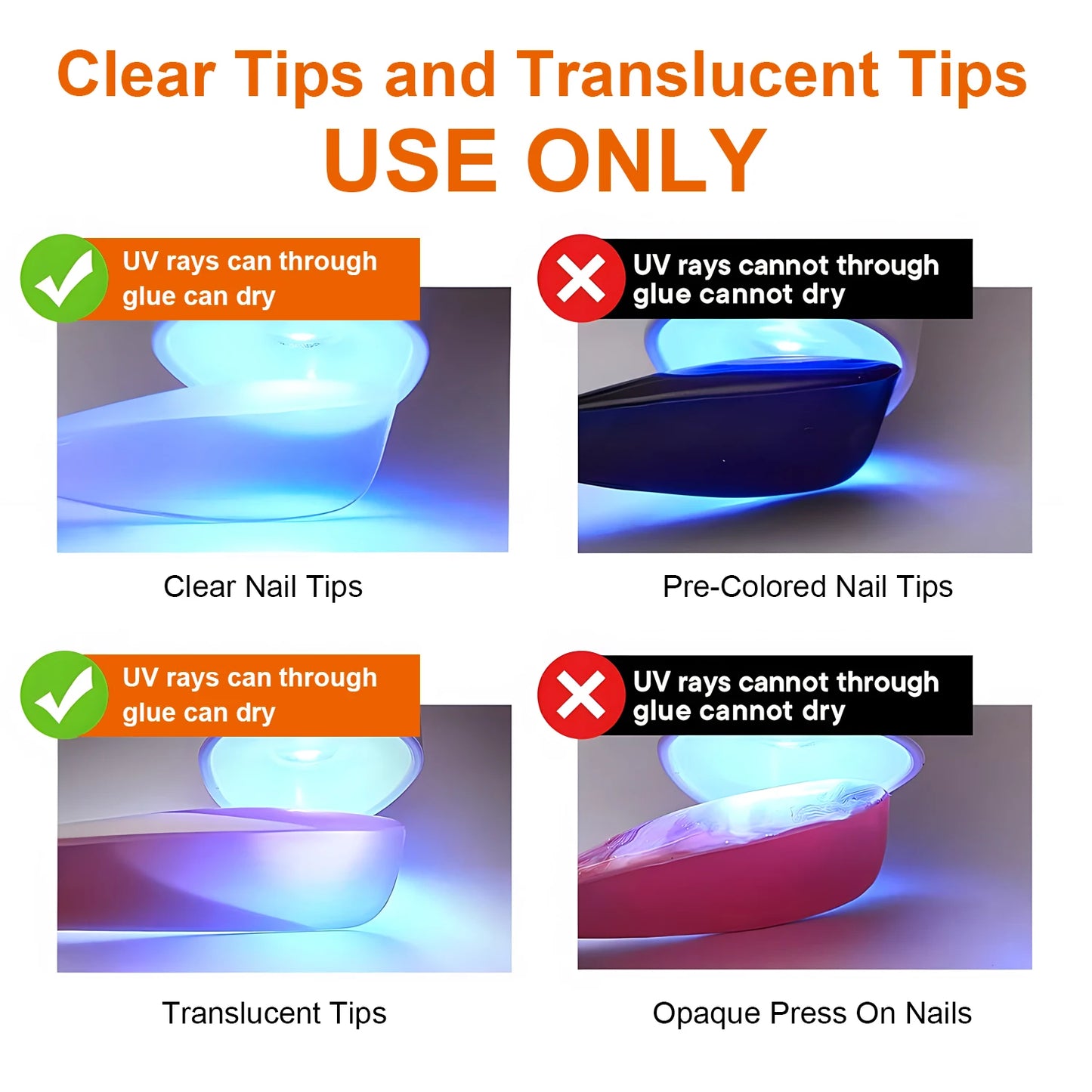 Fester Nagelkleber, Nagelspitzen-Gel zum Aufdrücken der Nägel, Acryl-Nagelgel für die Maniküre-Verlängerung, selbstklebender Kleber für falsche Nägel, langlebig