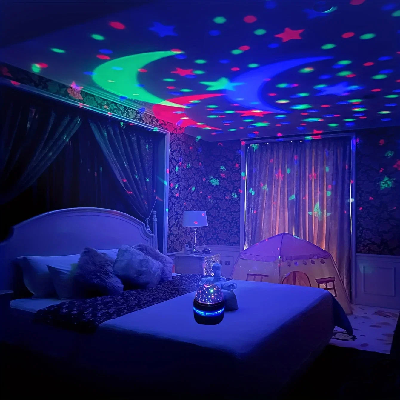 🌌 GalaxyGlow LED Sternenprojektor - Verwandle dein Zimmer in einen magischen Sternenhimmel