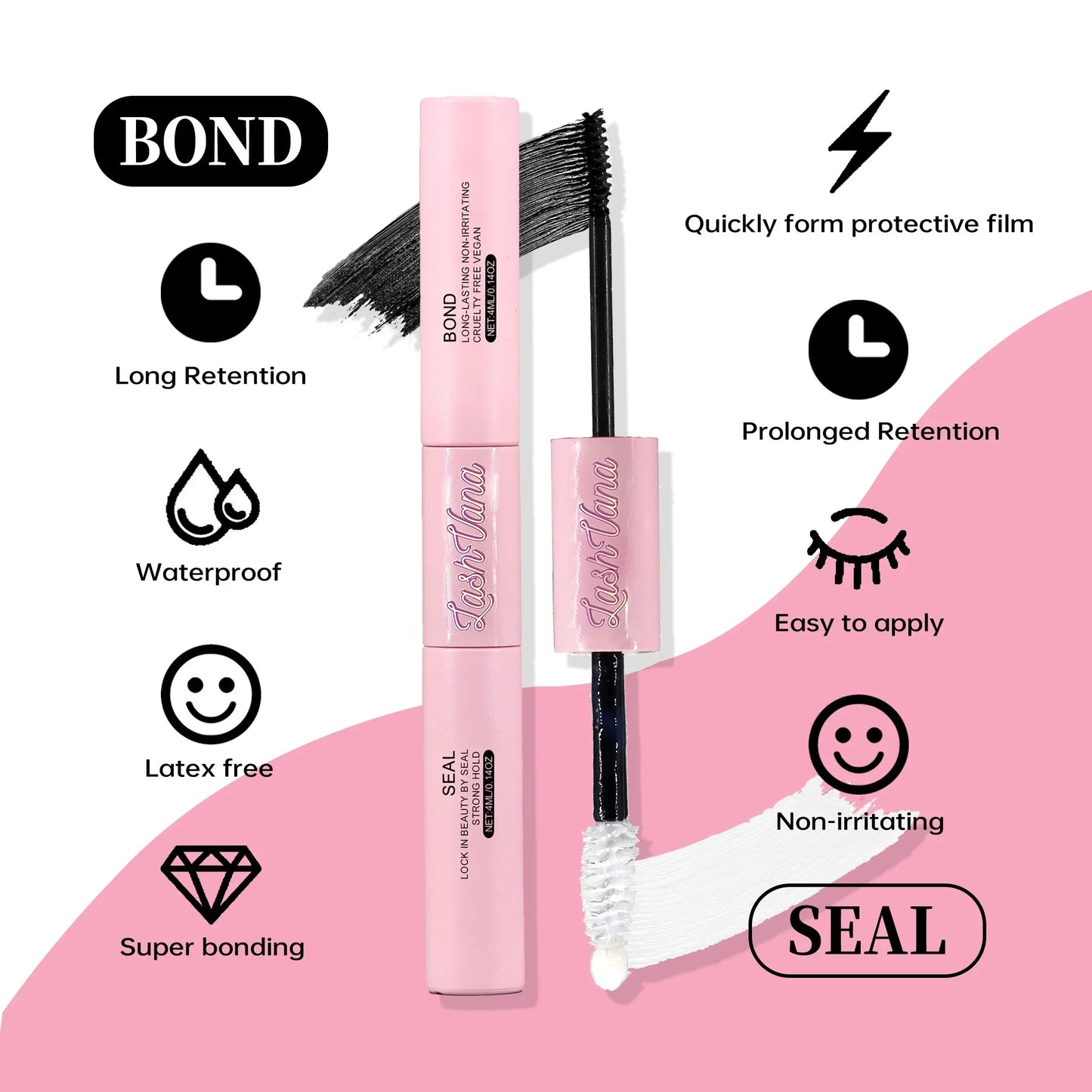 DIY Wimpern Verlängerung skit Wimpern 200 Stück Cluster Wimpern bindung und Siegel Make-up-Werkzeuge zum Kleben von Wimpern Kleben Kleber Zubehör